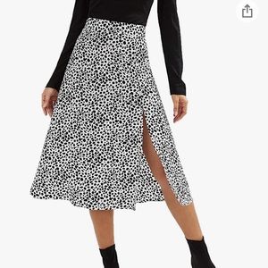 Black and white skirt